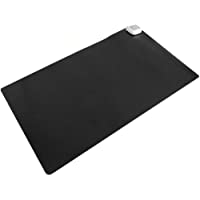 Los mejores  - PrimeMatik - Alfombra y Superficie térmica con calefacción para Escritorio Suelo y pies de 60 x 36 cm 65W Negro